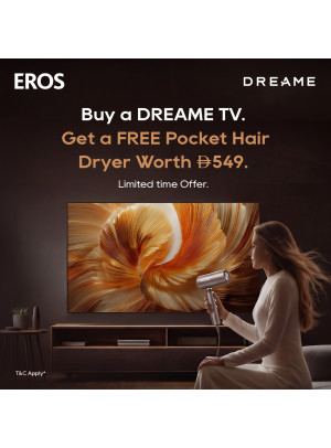 Buy A Dreame TV And Receive A Pocket Hair Dryer Worth AED 549