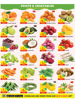 Fruits & Vegetables Sale