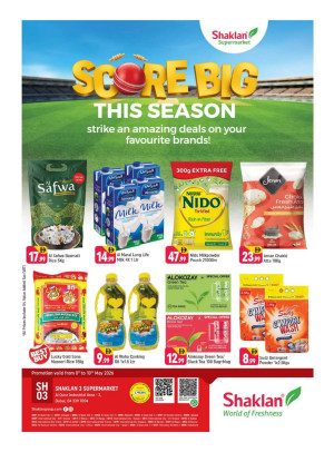 Score Big This Season - Shaklan 3 Supermarket, Al quoz Ind 2
